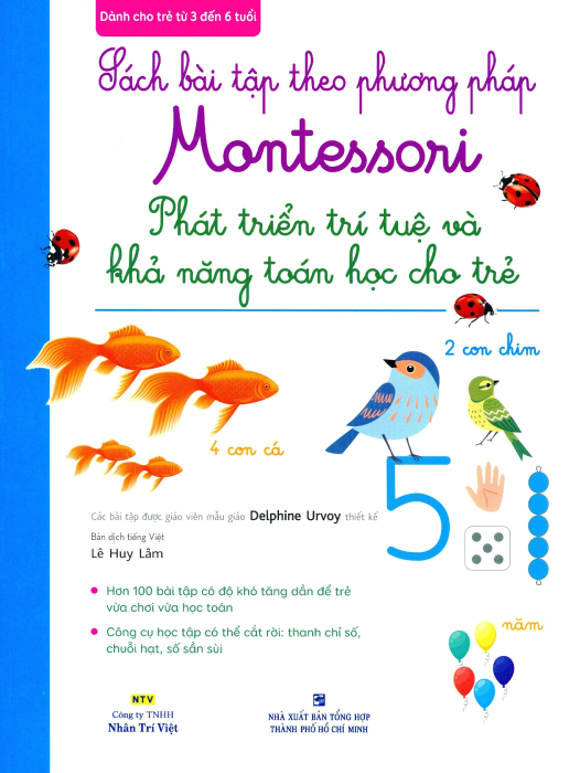 Sách Bài Tập Theo Phương Pháp Montessori - Phát Triển Trí Tuệ Và Khả Năng Toán Học Cho Trẻ